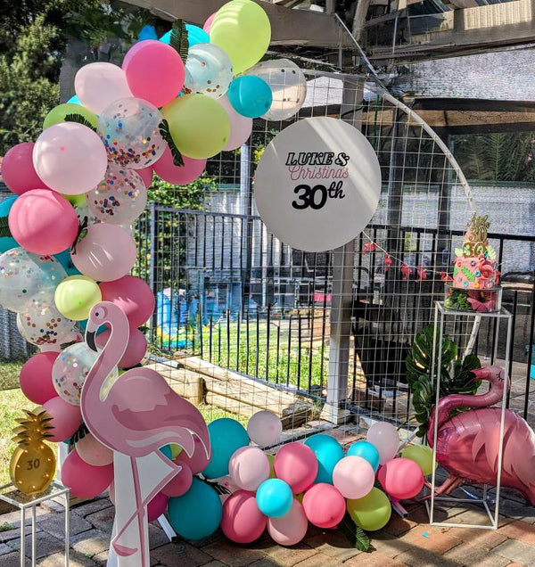 Flamingo Party Prop Cut Out