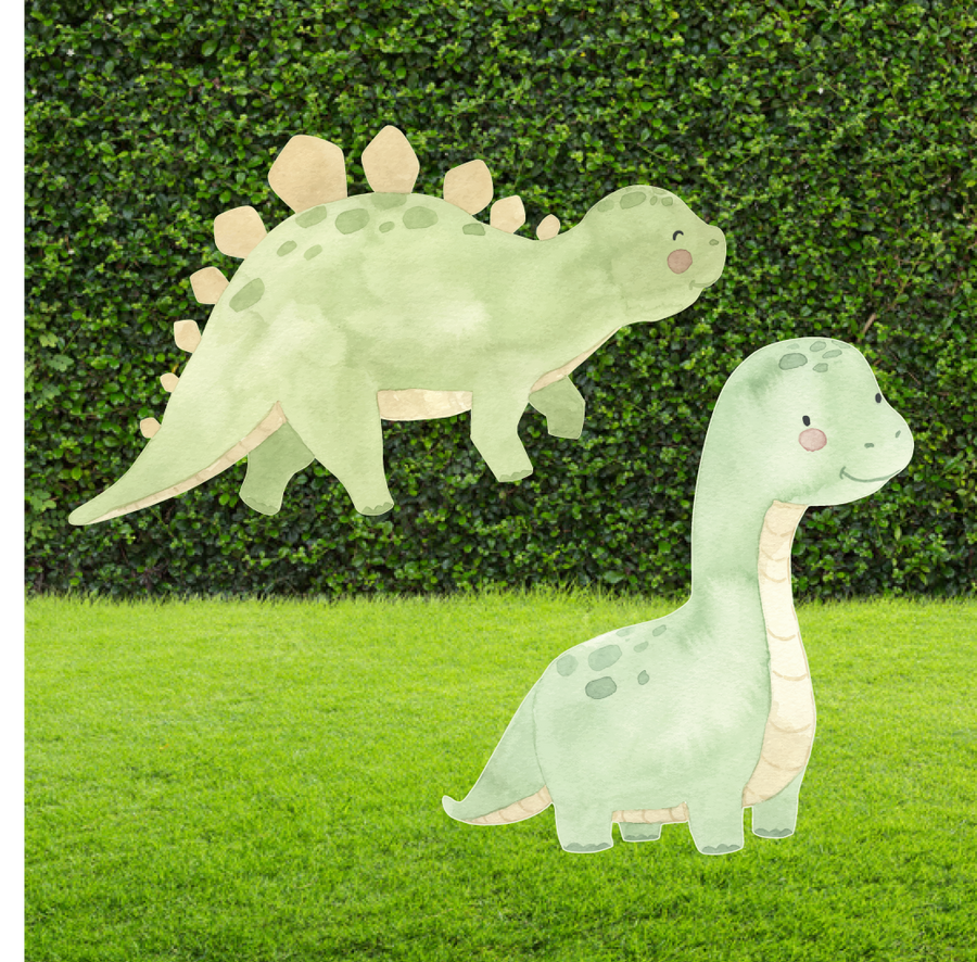 Dinosaur Themed Party Signs