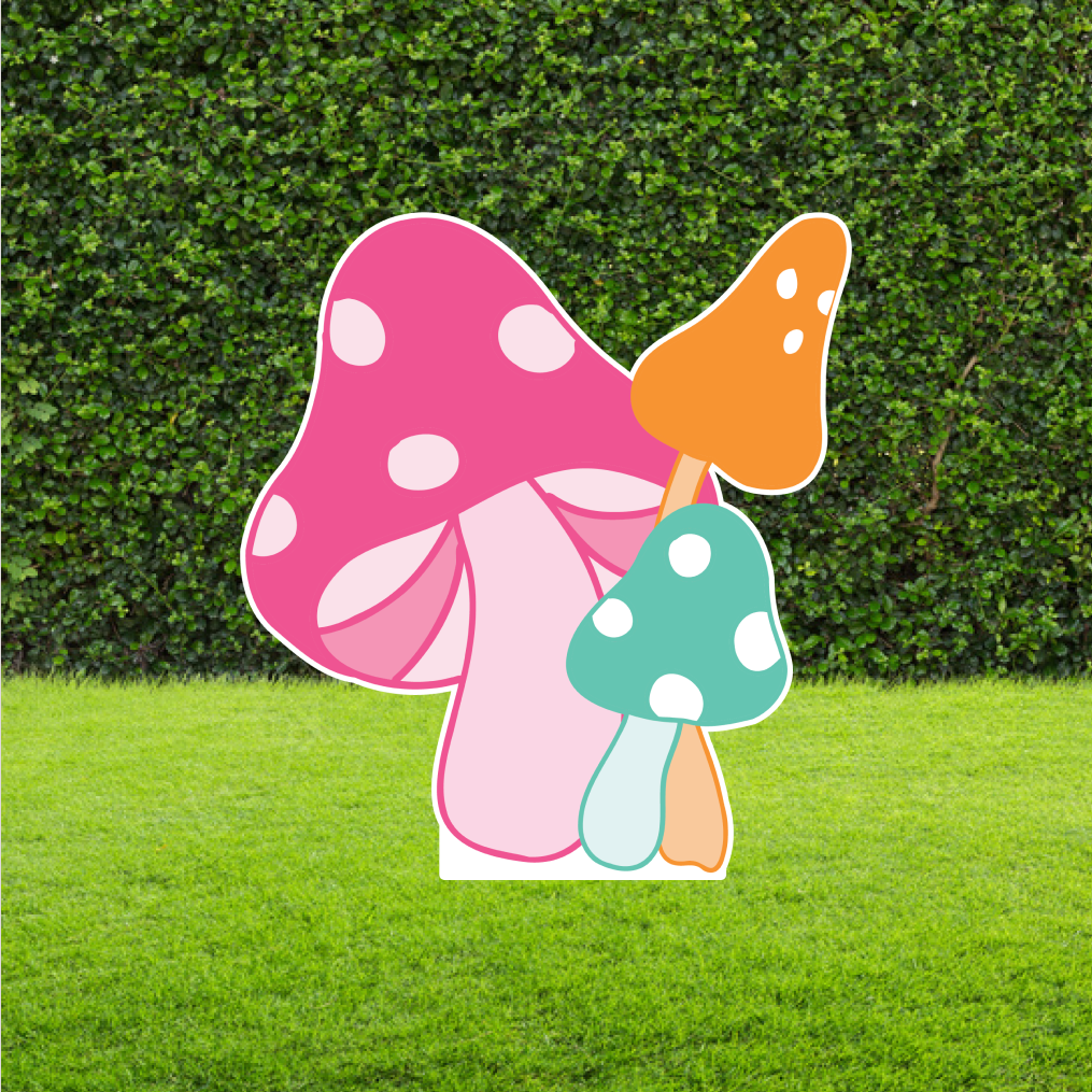 Groovy Mushroom Cut Out