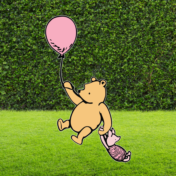 Classic Winnie-the-Pooh and Piglet Cut Out