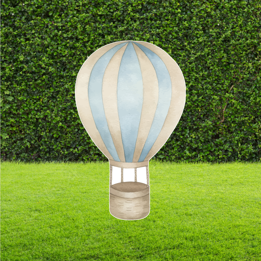 Watercolour Hot Air Balloon Cut Out