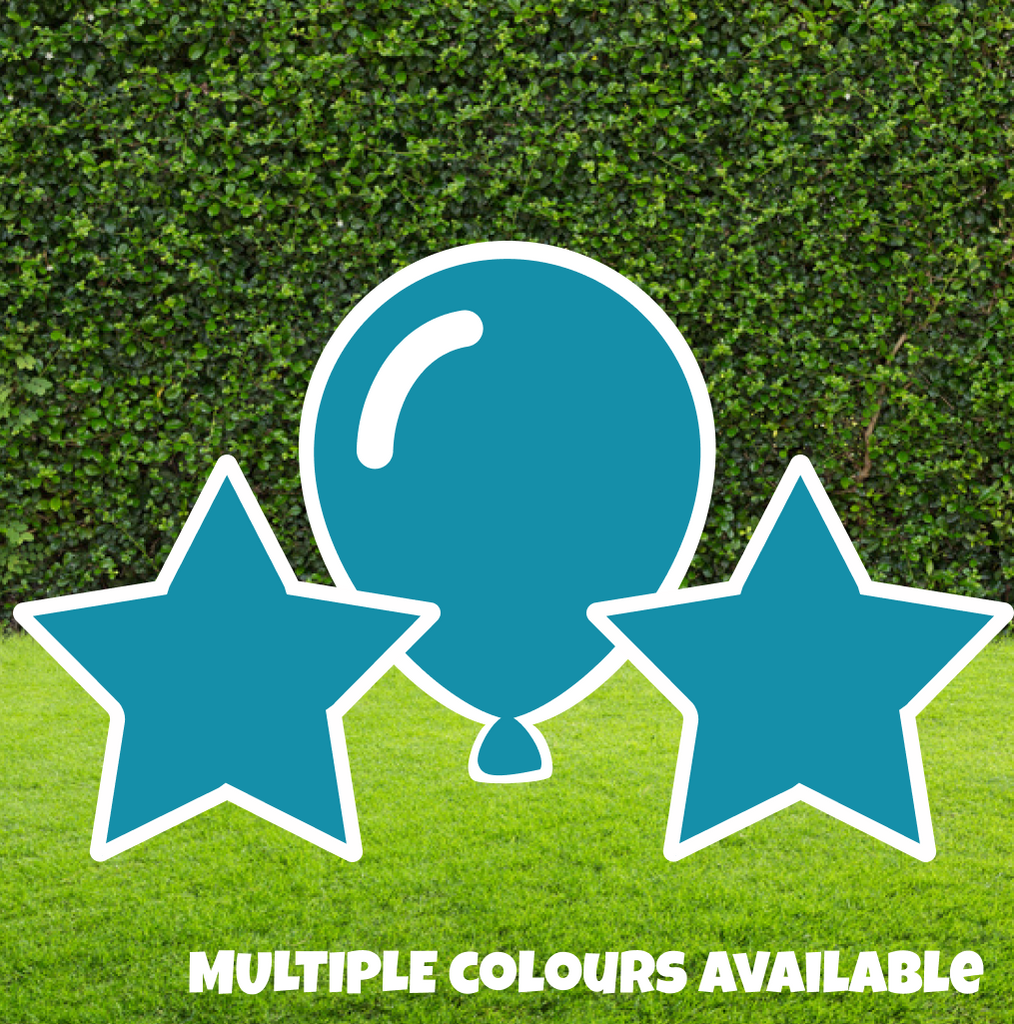 Star & Balloon Set - Earthy Colours