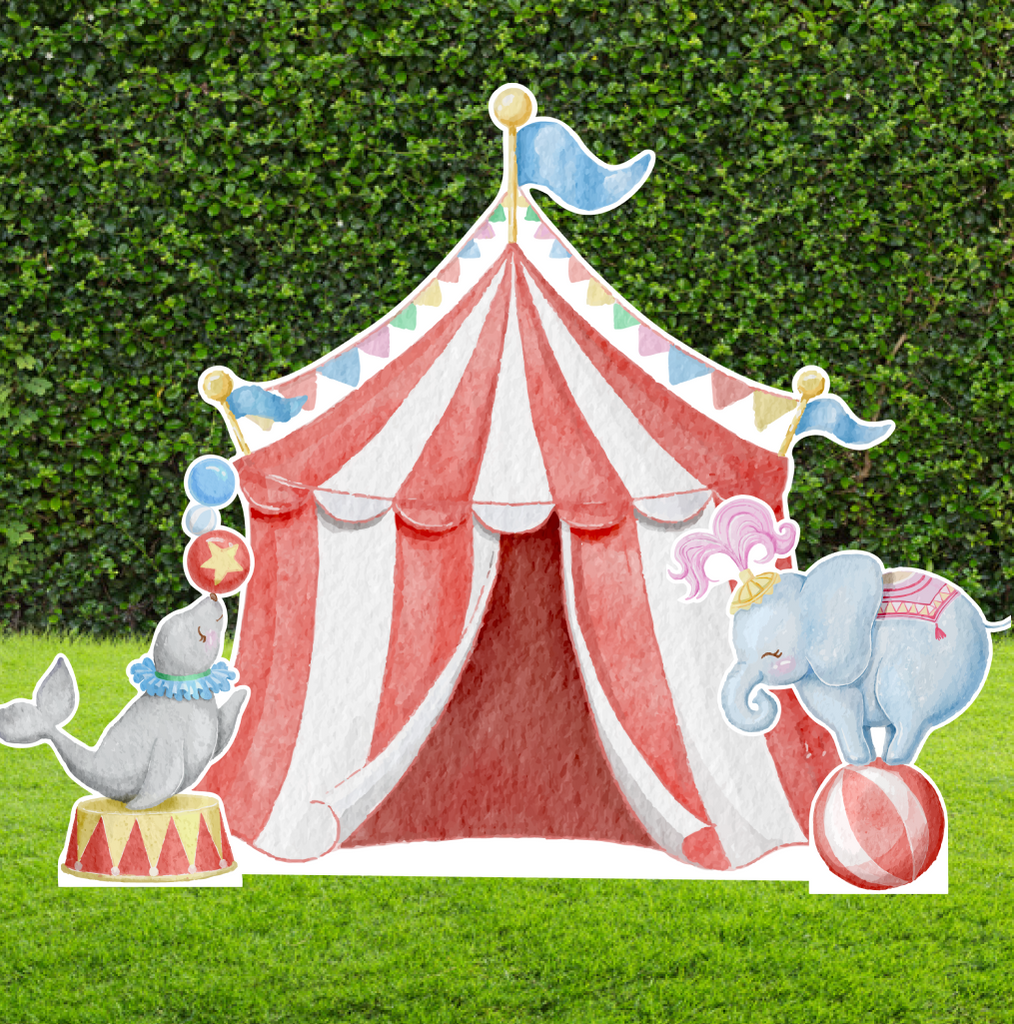 Watercolour Circus Cut Out Set