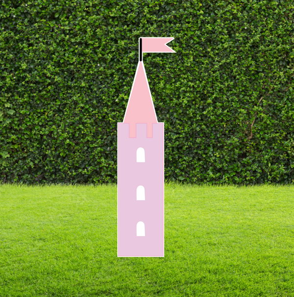 Princess Castle Tower Prop Cut Out