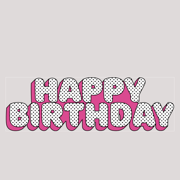 Happy Birthday LOL POP Sign