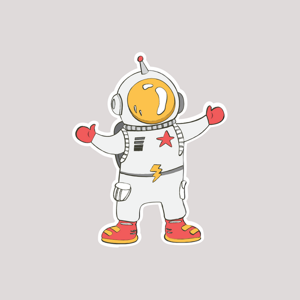 Astronaut Cut Out Style 2