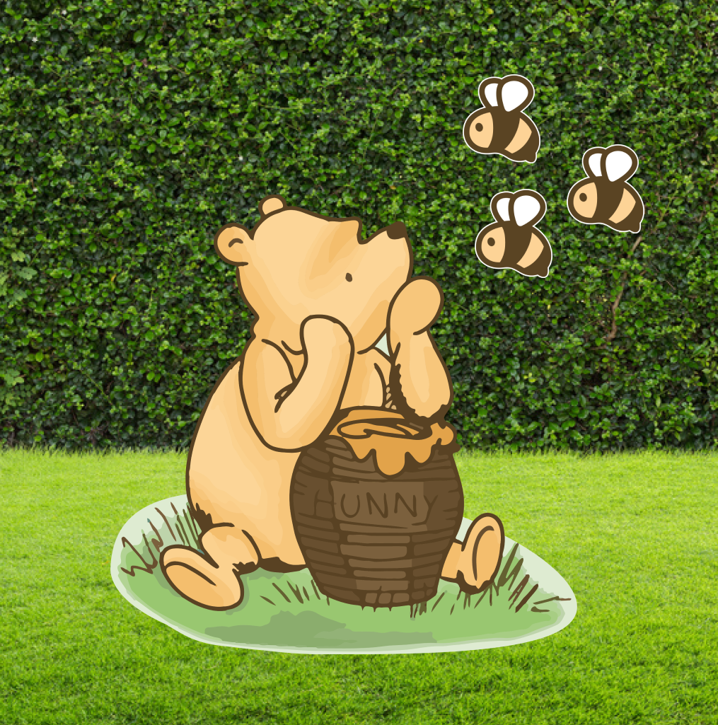Classic Winnie-the-Pooh Cut Out Set – Party Sign Co