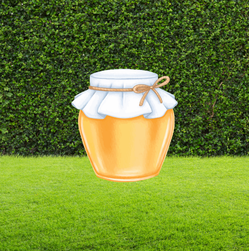 Watercolour Honey Jar Party Prop Cut Out