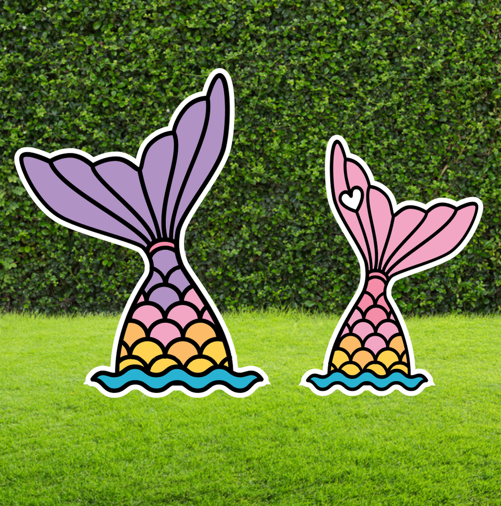Mermaid Tail Duo Signs