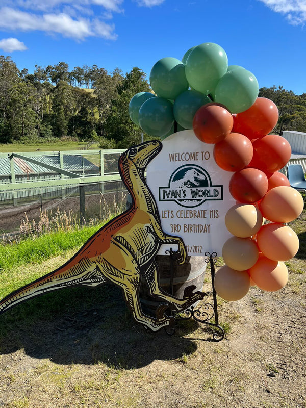 Raptor Dinosaur Cut Out Standee